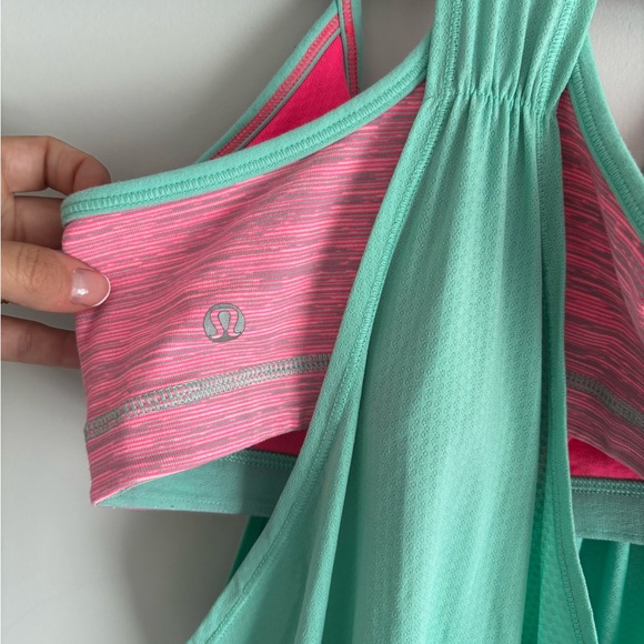 lululemon athletica Mint Green and Pink Tank Top - Picture 7 of 10